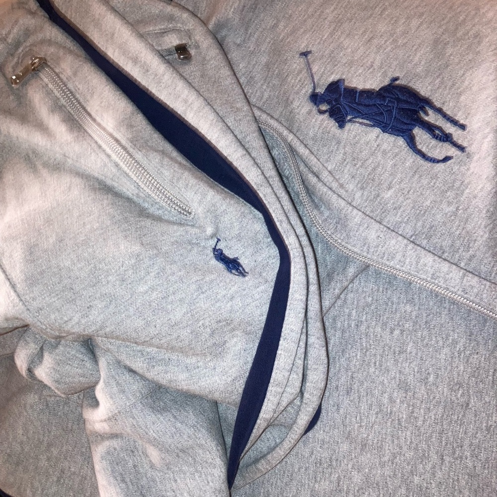 Polo jumpsuit navy blue